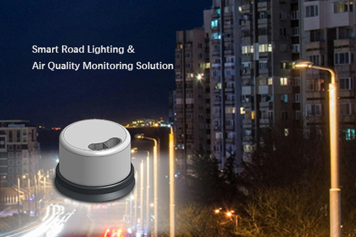 Iluminação rodoviária inteligente e solução de monitorização da qualidade do ar