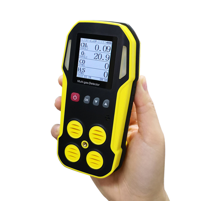 IP54 Detector de monitoramento de gás multi-pessoal impermeável para indústrias de petróleo, gás e produtos químicos