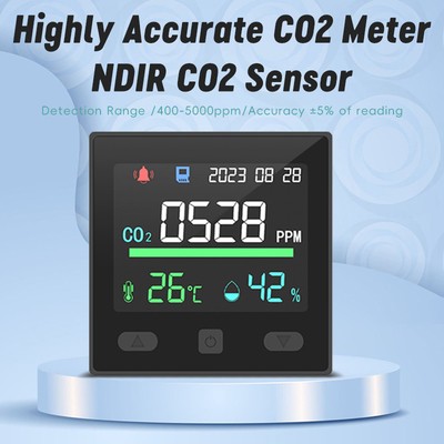 Bom preço. Monitor inteligente de CO2 montado na parede Sensor NDIR IAQ de 86 mm on-line