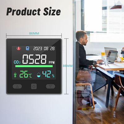 Bom preço. 12V CO2 interior medidor de temperatura e umidade Wifi monitor de qualidade do ar on-line