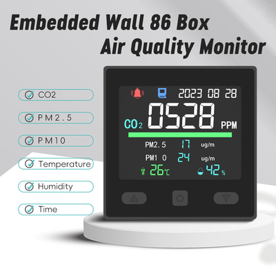 Bom preço. CO2 IAQ Monitor de Qualidade do Ar Detector de Temperatura Wifi 12V 2,8 polegadas TFT Display on-line