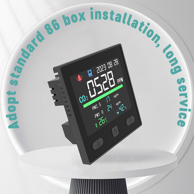 Bom preço. Home Smart Co2 PM2.5 Formaldeído Smart Monitor de Qualidade do Ar Interior on-line
