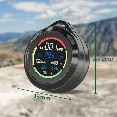 Bom preço. Alarme de monóxido de carbono portátil externo Co-detector digital de gás recarregável on-line