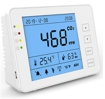 Bom preço. 20 ppm Métro de CO2 interior Registador de dados Monitor de qualidade do ar doméstico inteligente on-line