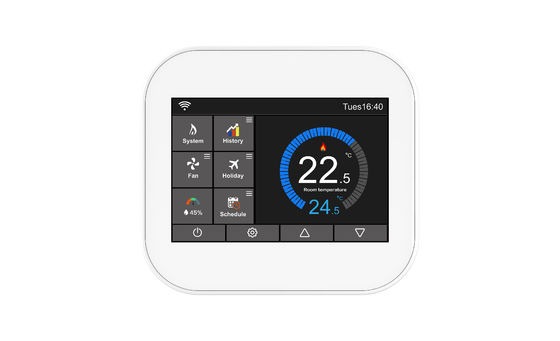 Tuya Smart Termostato Bobina do ventilador Controlador HVAC Sistema de aquecimento elétrico de ar condicionado central