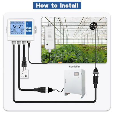 Bom preço. Regulador de CO2 de Duplo Controle - Compatível com Exaustão em Linha para Hidroponia em Estufas e Jardinagem Interna on-line