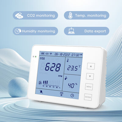 Bom preço. Detector de CO2 recarregável   Sensor NDIR interno para monitoramento preciso do ar on-line