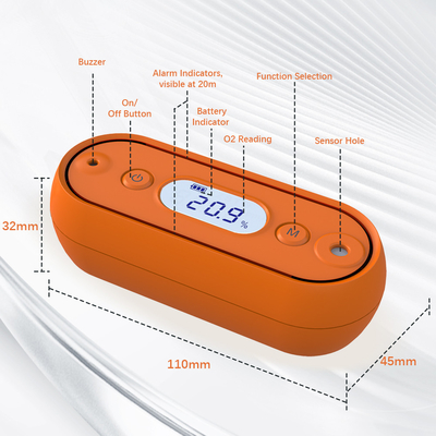 Good price Detector de gás de oxigénio portátil de alta precisão Monitor de ar para atividades ao ar livre 9V on-line