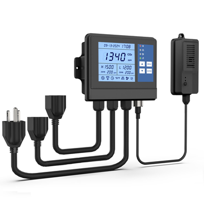Temperatura Plantação Regulador de CO2 de Estufas Reguladores de Ventilador Programável