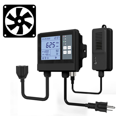 Good price OEM PPM CO2 controlador de clima de estufa para tendas de plantação Ventilador de escape direto on-line