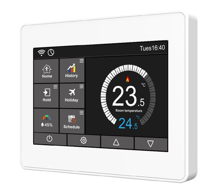 Termostato controlado Wi-Fi com combustível fóssil inteligente Programável IP20