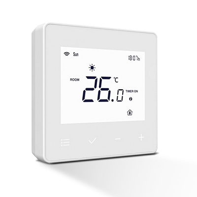 T5 Touchscreen Smart WiFi Thermostats LED Screen Display para aquecimento por piso Combinado de caldeira