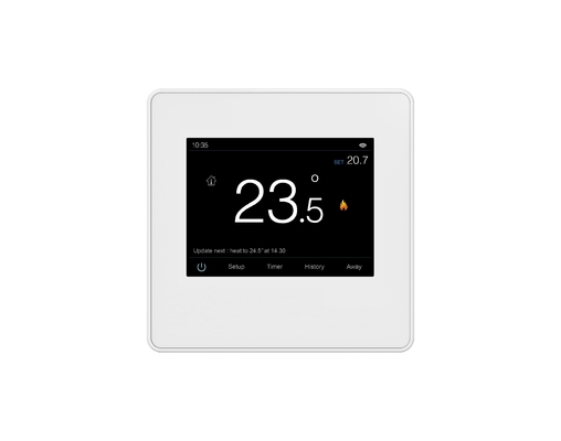Sistema de termostatos Wi-Fi inteligentes de tela sem costura maior para aquecimento e ar condicionado doméstico