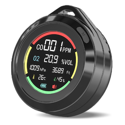 Good price 6In1 Mini Alarme de Monóxido de Carbono Portátil Co Detector de Gás Analisador ODM on-line