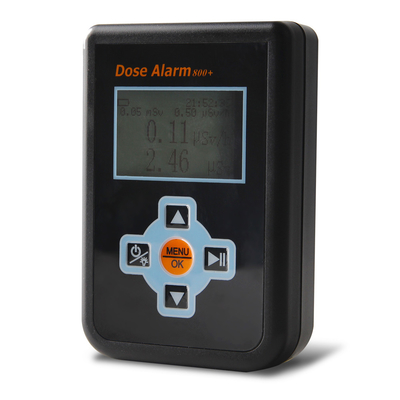 Detector de radiação nuclear portátil digital médico alarme de dose contadora