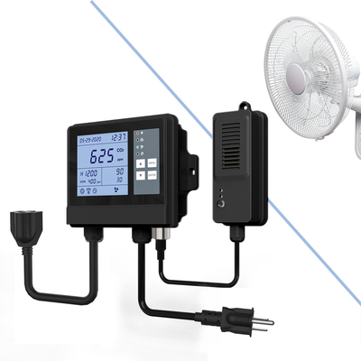 Good price Sensor de monitoramento de CO2 de ventilador de controle remoto de clima de estufa para espaço confinado on-line