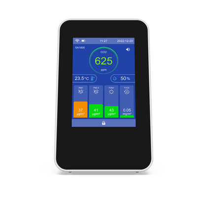 Controlador IAQ inteligente Instrumentos de qualidade do ar interior para detecção de CO PM2,5 TVOC e pólen