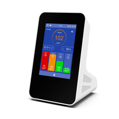 WiFi Conectado Monitor AQI Interior Controlador IAQ Intuitiva Touch Interface