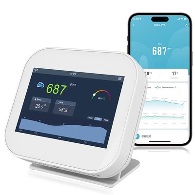 Good price Monitor de qualidade do ar interno 320x480 TFT Dual NDIR Sensor 5V on-line