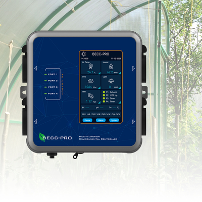 Bom preço. Sensor 4 em 1 para Estufa: Monitoramento e Controle Multifuncional de Temperatura, Umidade, CO₂, Luz e Ventilação on-line