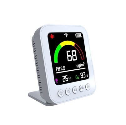 Bom preço. Monitor de Qualidade do Ar Portátil Multifuncional TFZN-ZG - Testador de Formaldeído/PM2.5/TVOC/Temperatura e Umidade on-line