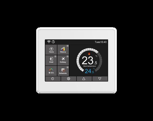 Bom preço. Falcon hp Multi-Protocol Smart Thermostat - Zigbee/Tuya/LoRaWAN/Modbus, tela sensível ao toque de 4 polegadas, controle remoto para HVAC 3H/2C on-line