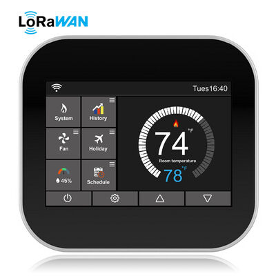 Tuya WiFi Smart Thermostat com controle de voz para casa e hotel.