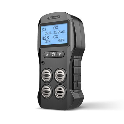Bom preço. Detector de gás portátil X-4 de alta precisão 4 em 1 EX O2 CO H2S Registro de dados multilíngue 2000mAh Bateria por atacado on-line
