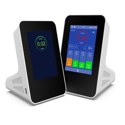 Bom preço. Sensor Inteligente de Qualidade do Ar WiFi SA1800 - Medidor de CO2 Remoto por App com Rastreamento de Pólen e PM2.5, Monitor de Ar Interno com Tela Touchscreen de 3,5” para Quarto on-line