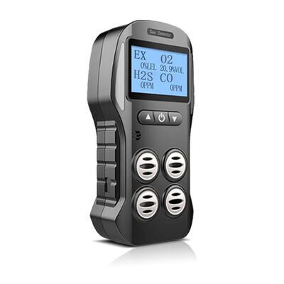 Bom preço. Detetor de gases portátil X-4 4 em 1 por grosso - EX/O2/CO/H2S Registo de dados em várias línguas Bateria de 2000 mAh on-line
