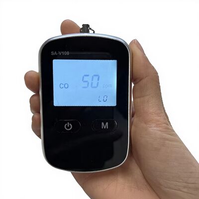 Detector portátil de monóxido de carbono - Monitor de CO portátil de alta precisão com tela LCD, alarme sonoro e luminoso para segurança em casa, viagens e acampamentos