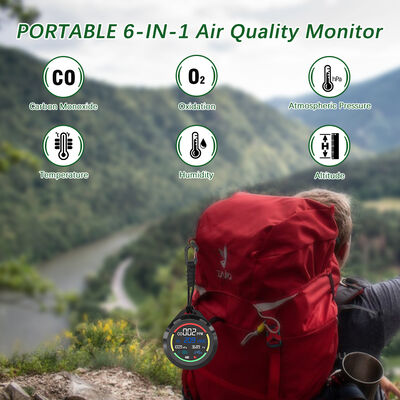Bom preço. Alarme portátil de monóxido de carbono (CO) | Faixa de pressão de ar de 300-1100hPa, sensor eletroquímico com alerta sonoro-luminoso para casa/garagem/RV PT08 on-line